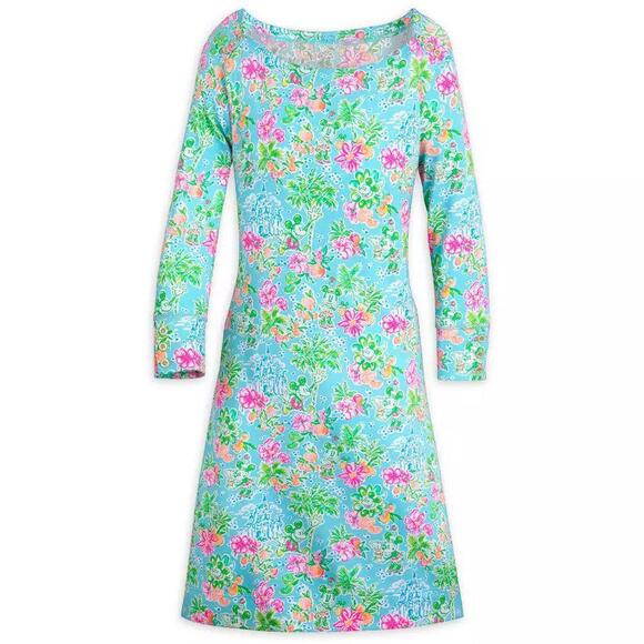Lilly Pulitzer Lilly Loves Disney Sophie Dress 3/4 Sleeve - Picture 2 of 8